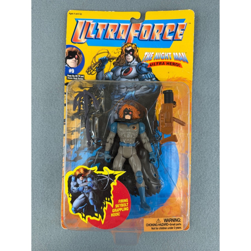 Galoob UltraForce Action The Night Man Ultra Hero‎ 1995 Vintage NIB